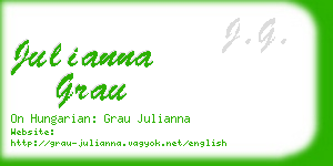 julianna grau business card